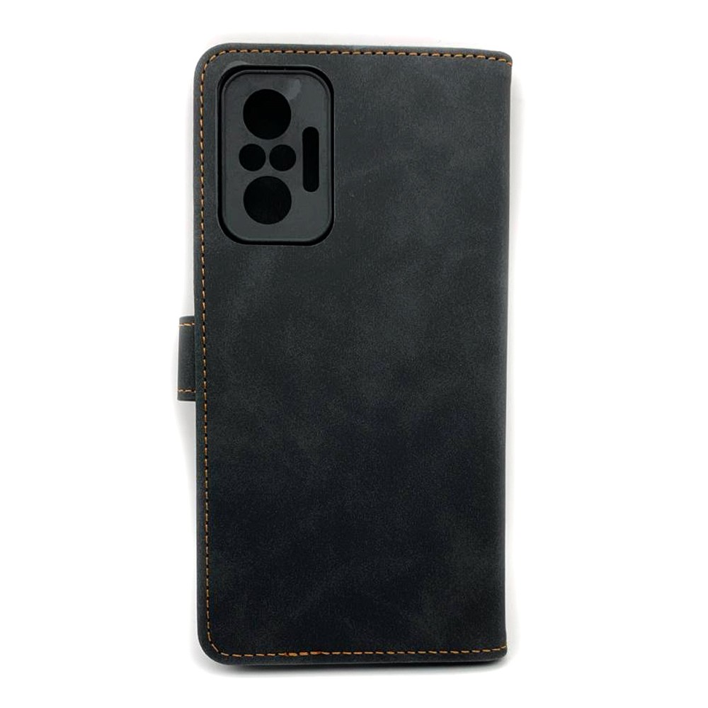 Книжка Cover Stylish Slot Matte для Xiaomi Redmi Note 10 Pro 4G (Чорна)-1