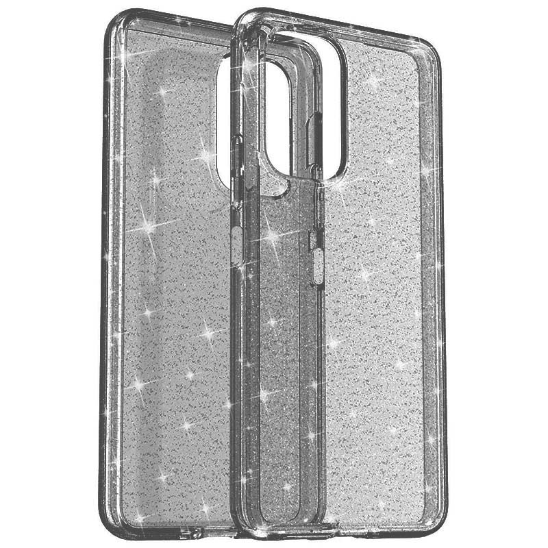 Накладка Molan Cano Glossy Jelly для Xiaomi Redmi Note 10 Pro сіра з блискітками-0