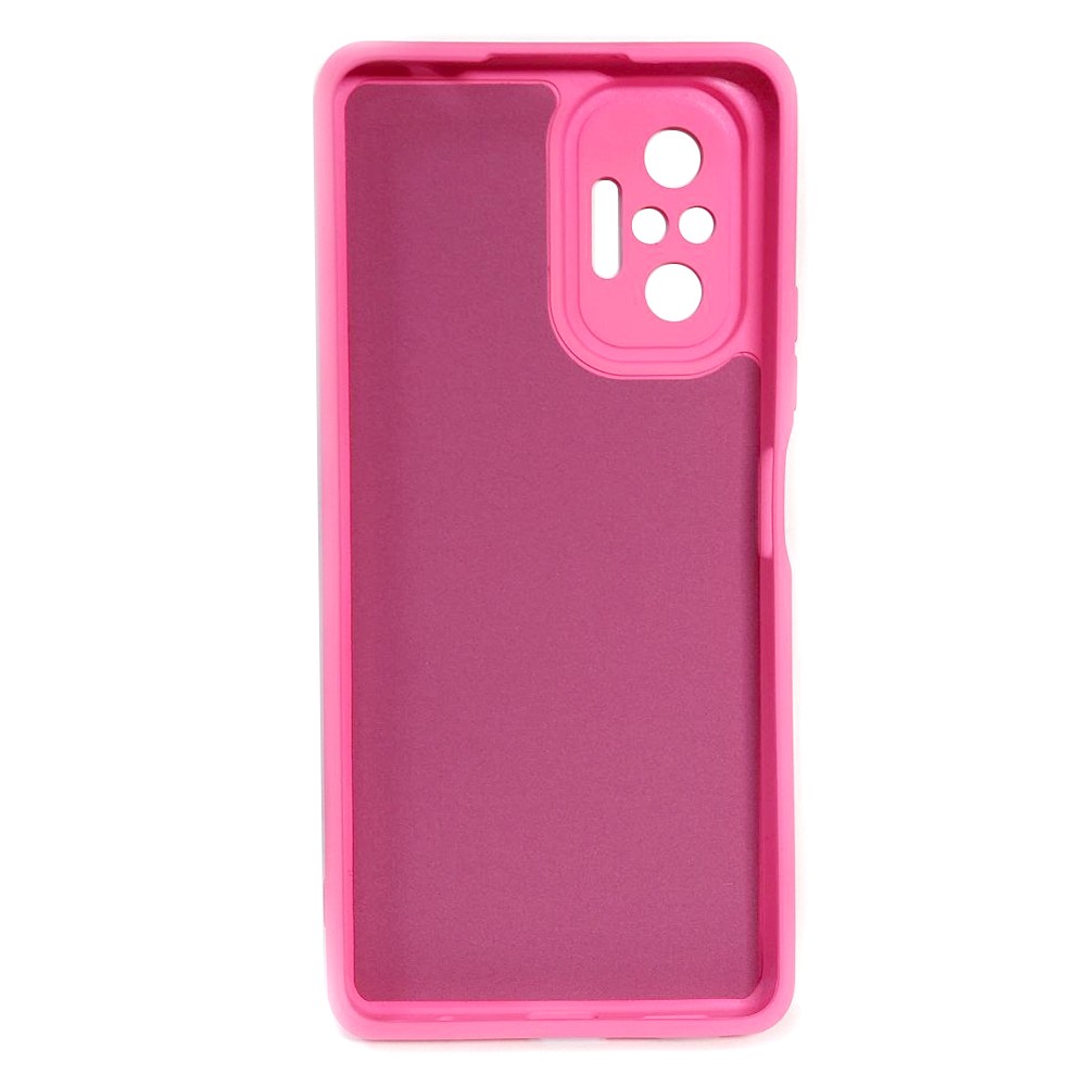 Накладка Color style з мікрофіброю для Xiaomi Redmi Note 10 Pro 4G Barbie pink-1