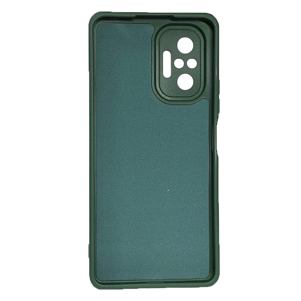 Накладка Color style з мікрофіброю для Xiaomi Redmi Note 10 Pro 4G Dark green-1