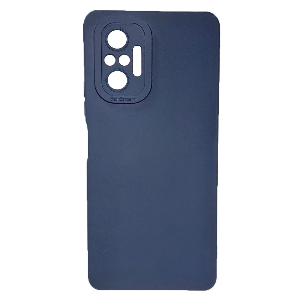 Накладка Color style з мікрофіброю для Xiaomi Redmi Note 10 Pro 4G Dark blue-0