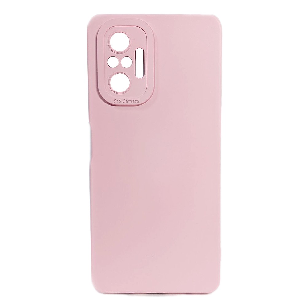 Накладка Color style з мікрофіброю для Xiaomi Redmi Note 10 Pro 4G Light pink-0