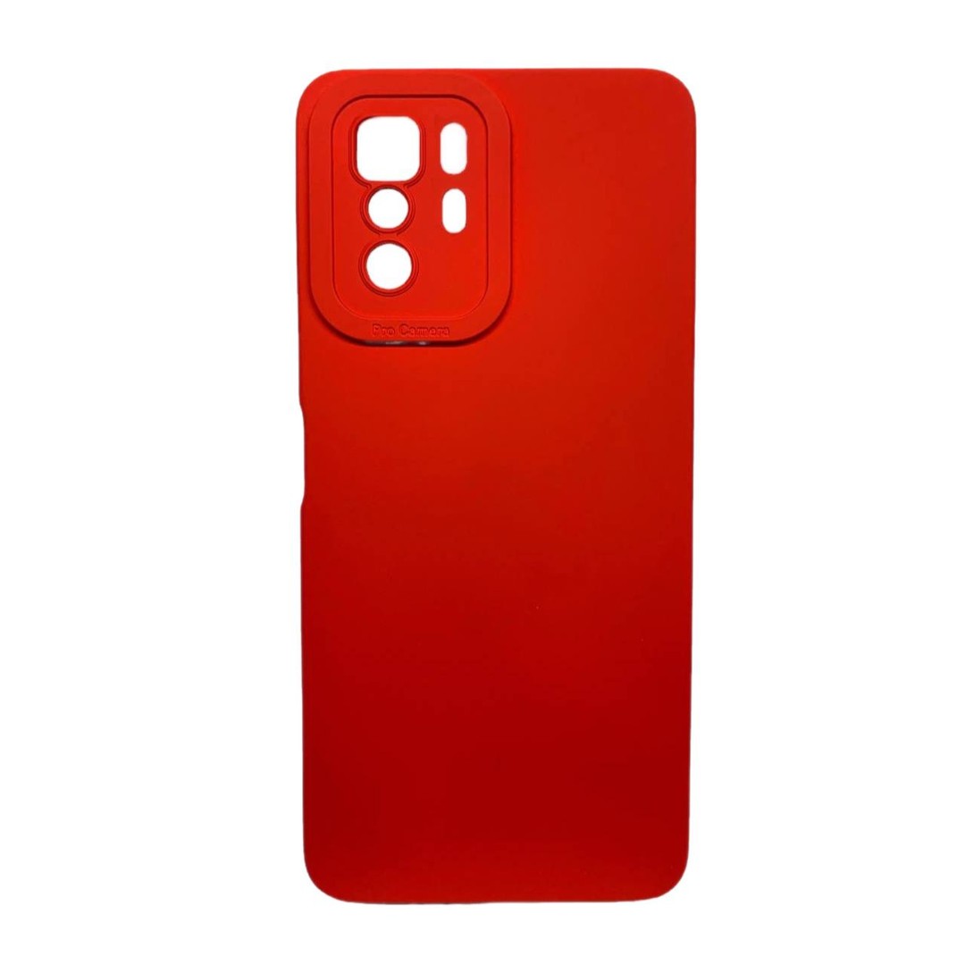 Накладка Color style з мікрофіброю для Xiaomi Redmi Note 10 Pro 5G/Poco X3 GT Red-0