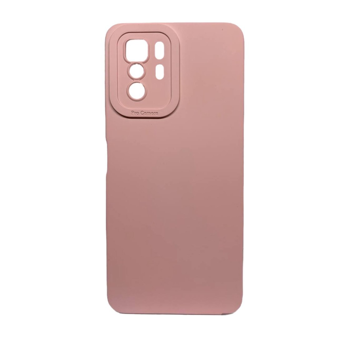Накладка Color style з мікрофіброю для Xiaomi Redmi Note 10 Pro 5G/Poco X3 GT Pink-0