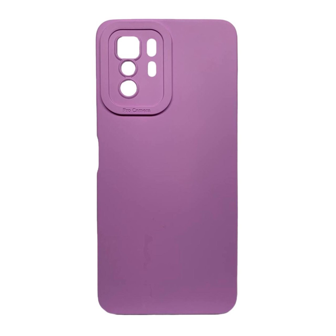 Накладка Color style з мікрофіброю для Xiaomi Redmi Note 10 Pro 5G/Poco X3 GT Purple-0
