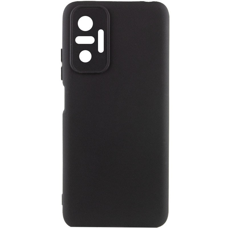 Silicone Cover Full Camera without Logo (A) для Xiaomi Redmi Note 10 Pro/10 Pro Max (Black)-0