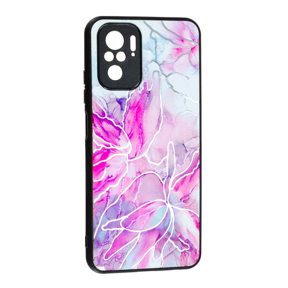 Накладка Marble Ultraviolet для Xiaomi Note 11/Note 11s (4G)  Pink-0