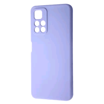 Silicone Cover Full Camera without Logo (A) для Xiaomi Poco M4 Pro 5G (Light purple)-0