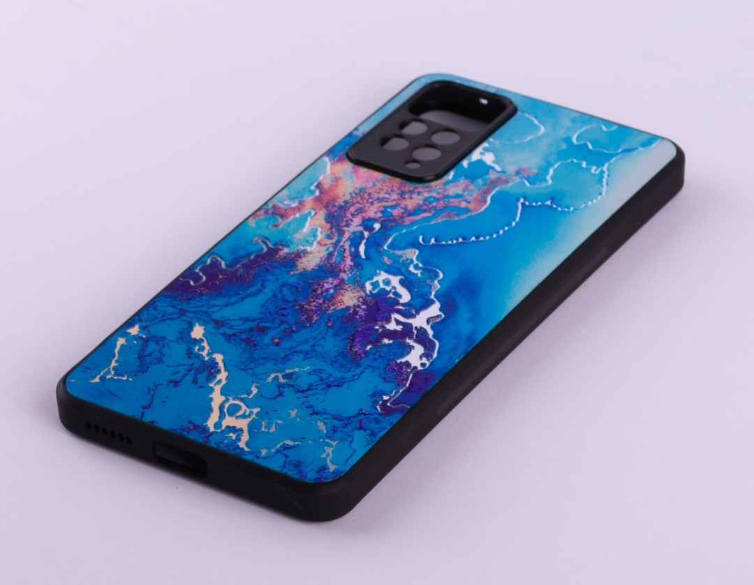 Накладка Marble Ultraviolet для Xiaomi Note 11 Pro/Note 12 Pro 4G Blue 01-0