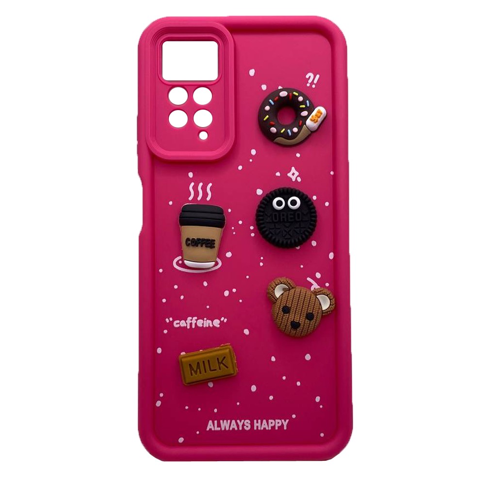 Чохол Pretty Toys для Xiaomi Redmi Note 11 Pro / Redmi Note 12 Pro 4G (Pink/Always Happy)-0