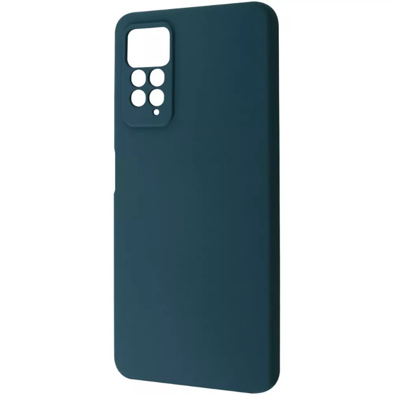 Silicone Cover Full Camera without Logo (A) для Xiaomi Note 11 Pro/Note 12 Pro 4G (Dark green)-0