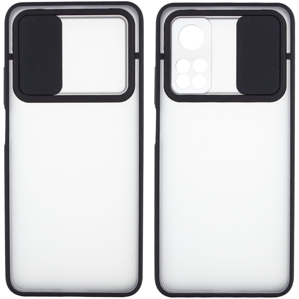 Накладка Camshield mate TPU для Xiaomi Note 11 Pro/Note 11 Pro 5G/Note 12 Pro 4G чорна шторка-0