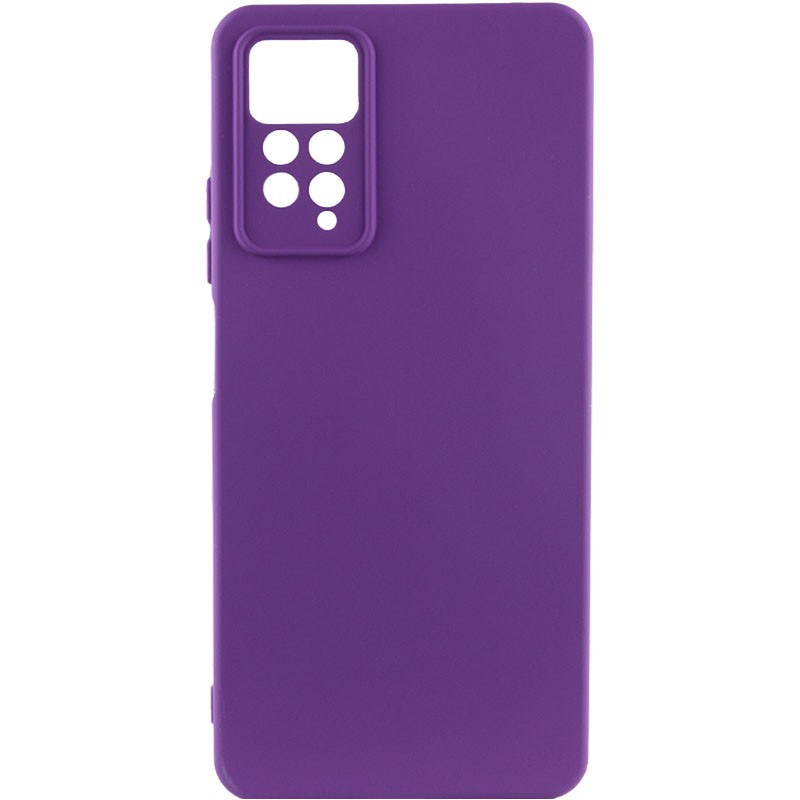 Silicone Cover Full Camera without Logo (A) для Xiaomi Note 11 Pro/Note 12 Pro 4G (Purple)-0