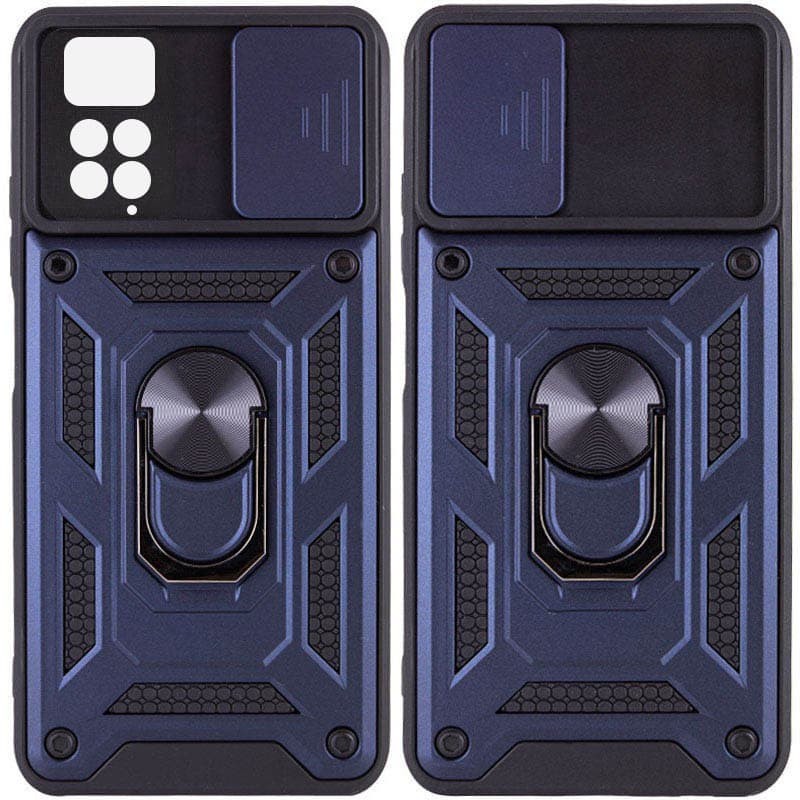 Накладка Camshield Serge Ring для Xiaomi Note 11 Pro/Note 11E Pro Синя-0