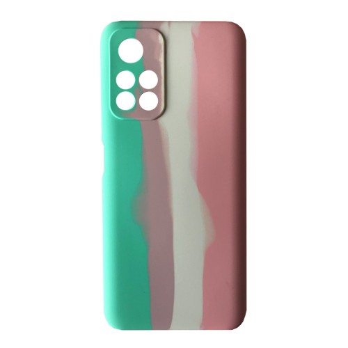 Rainbow Silicone Case для Xiaomi Note 11 Pro Plus 5G (Candy)-0