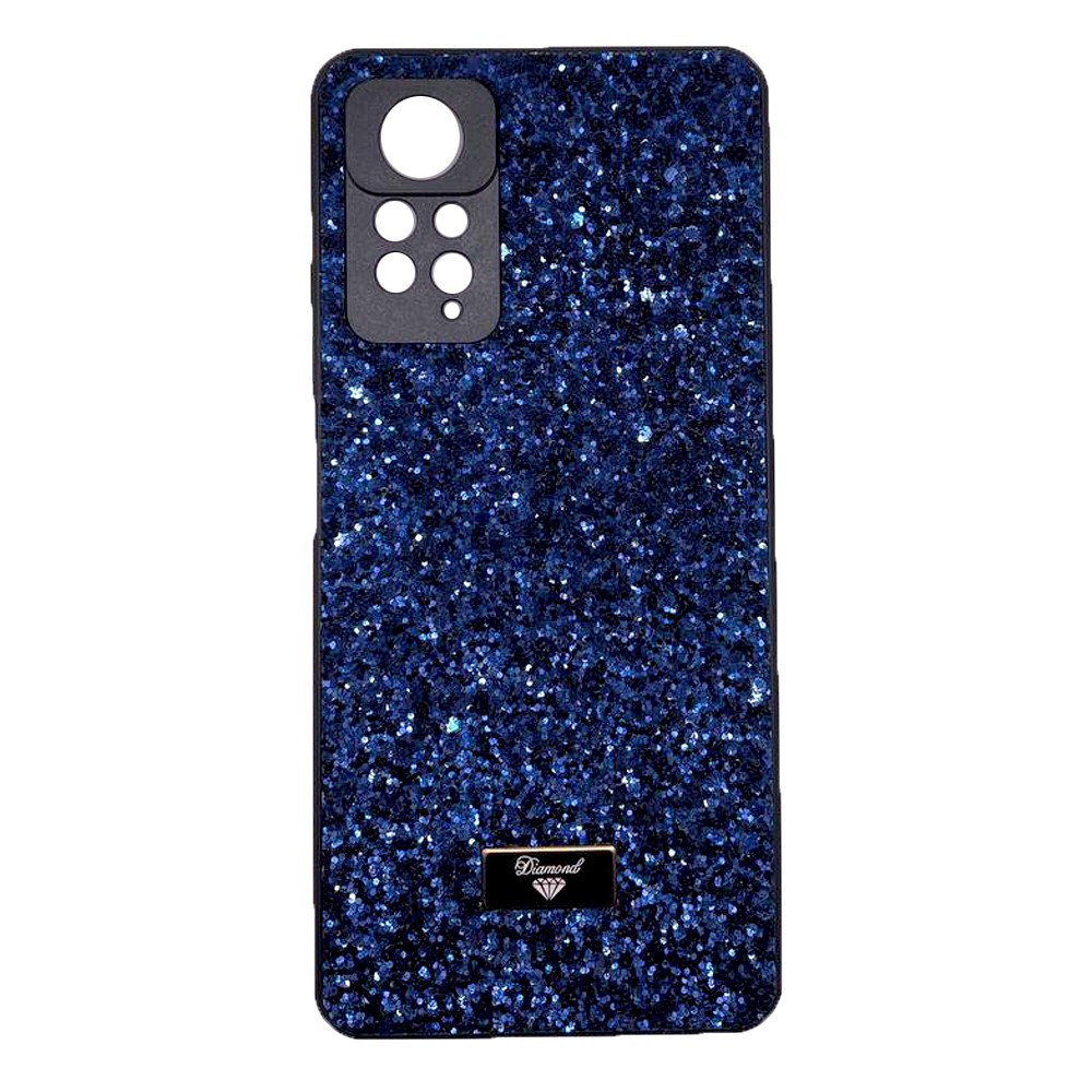 Накладка Bling Grainy Diamond Separate Camera для Xiaomi Redmi Note 11/Note 11s (Синя)-0
