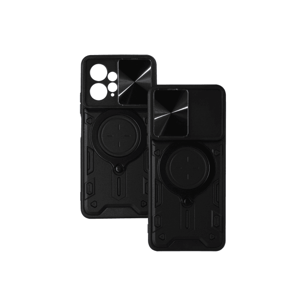 Накладка Protective Stand Case для Xiaomi Note 12 4G (Black)-0