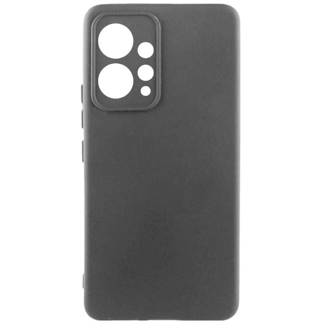 Silicone Case Full Protective No Logo для Xiaomi Note 12 4G (Dark grey)-0