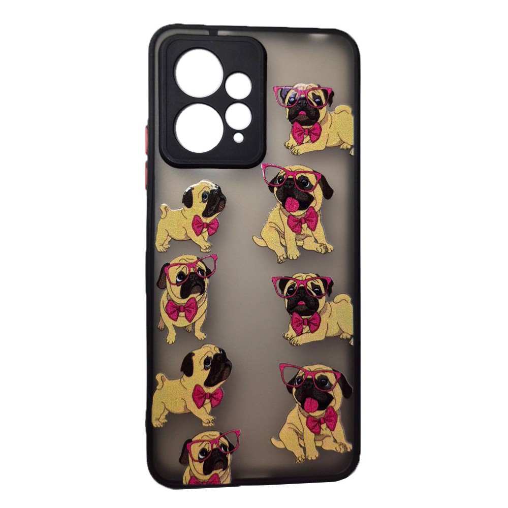 Накладка Totu Gingle Print для Xiaomi Note 12 4G Мопс-0