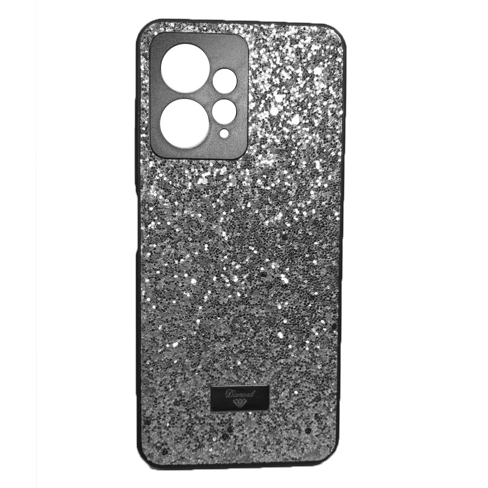 Накладка Bling Grainy Diamond Separate Camera для Xiaomi Redmi Note 12 4G (Срібляста)-0