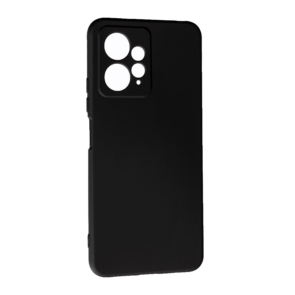 Накладка Silicone case SMTT для Xiaomi Note 12 4G (Black)-0