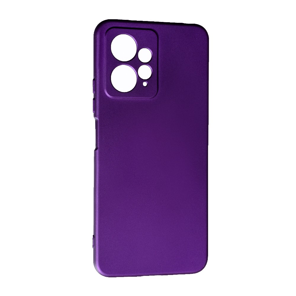 Накладка Silicone case SMTT для Xiaomi Note 12 4G (Ultra violet)-0