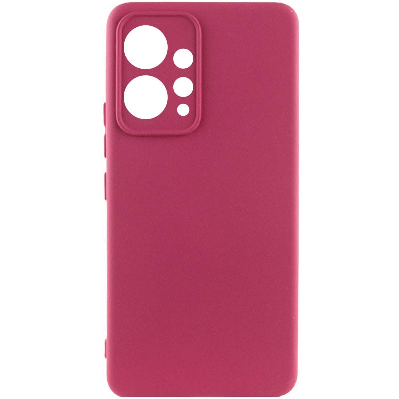 Silicone Case Full Protective No Logo для Xiaomi Note 12 4G (Marsala)-0