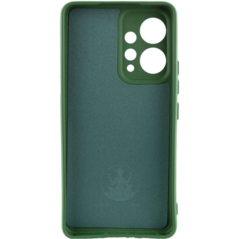 Silicone Case Full Protective No Logo для Xiaomi Note 12 4G (Dark green)-1