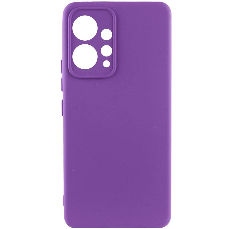 Silicone Case Full Protective No Logo для Xiaomi Note 12 4G (Purple)-0