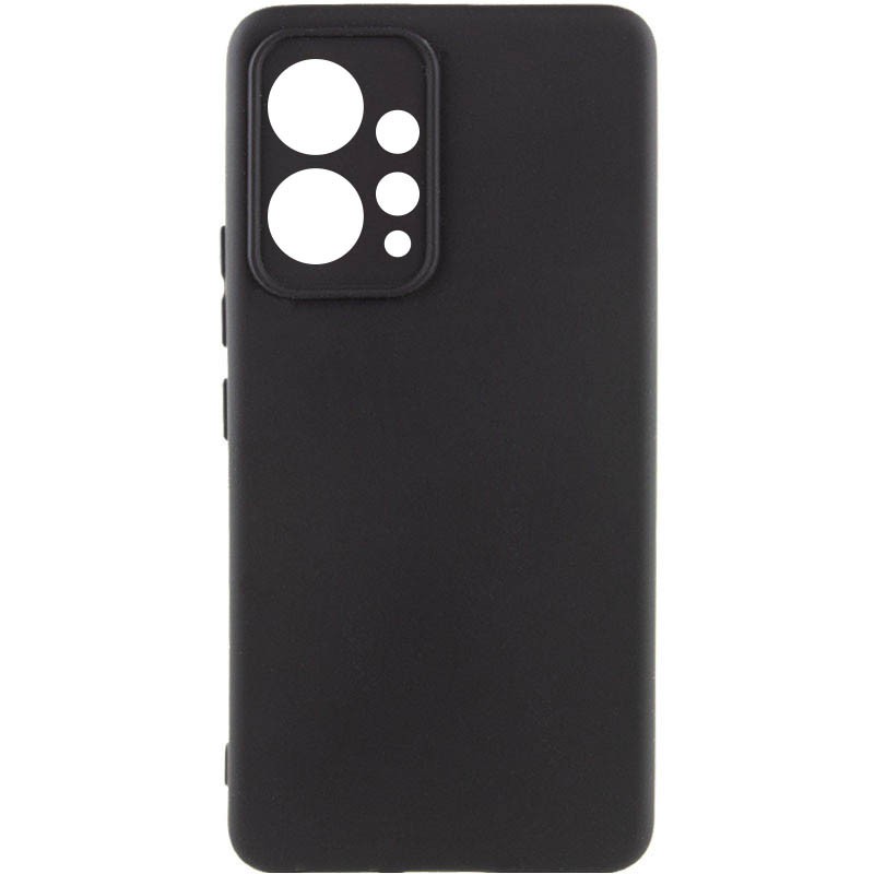 Silicone Case Full Protective No Logo для Xiaomi Note 12 4G (Black)-0