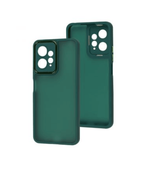 Накладка Luxury Metal Lens для Xiaomi Note 12 4G (Зелений)-0