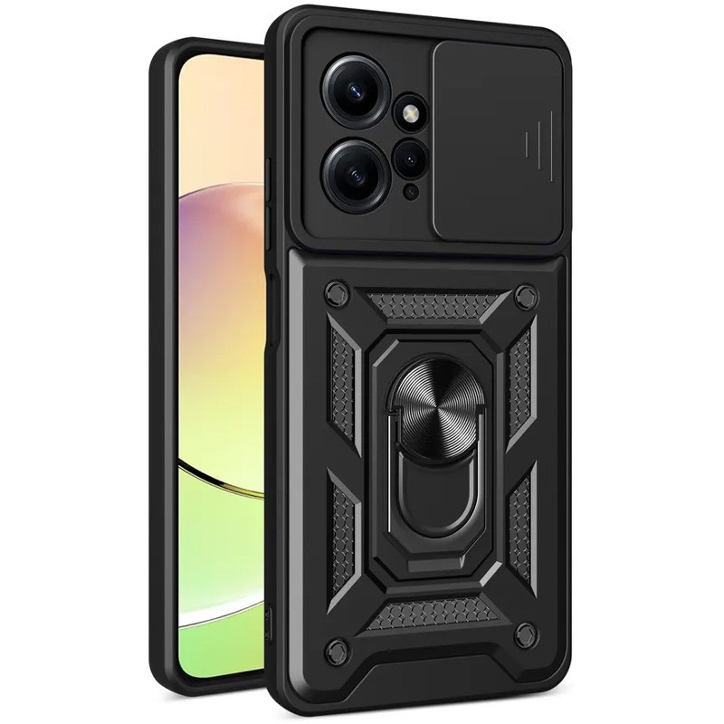 Накладка Camshield Serge Ring для Xiaomi Note 12 4G Чорна-0