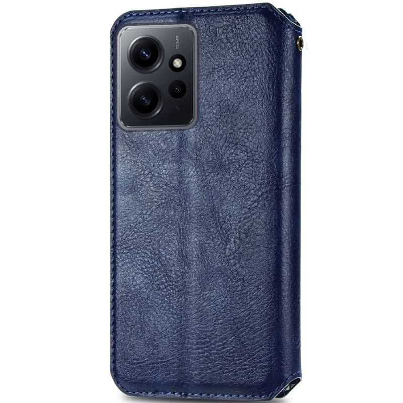 Книжка GETMAN Cubic для Xiaomi Redmi Note 12 4G синя-1