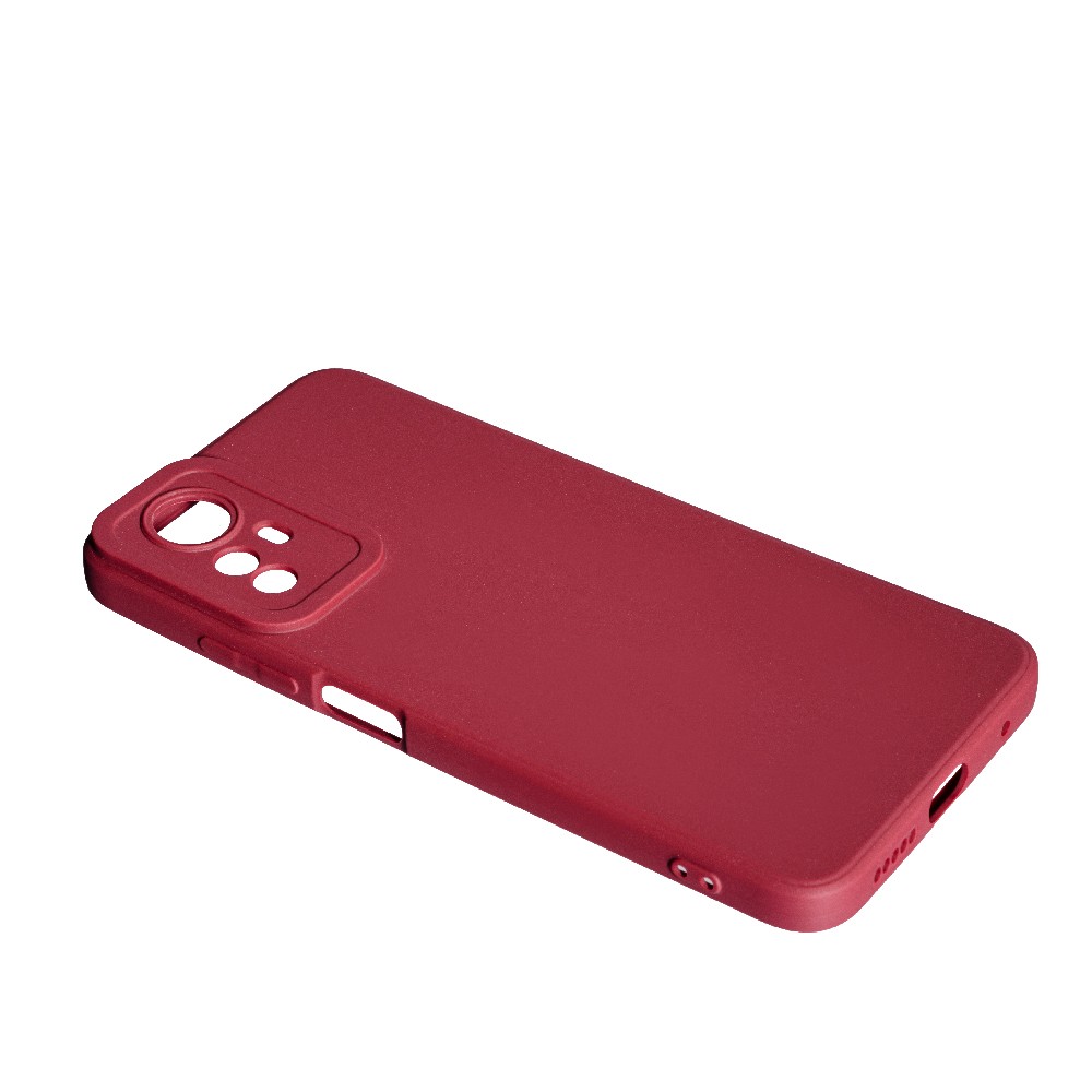 Накладка Silicone SMTT для Xiaomi Note 12s 4G (Marsala)-1