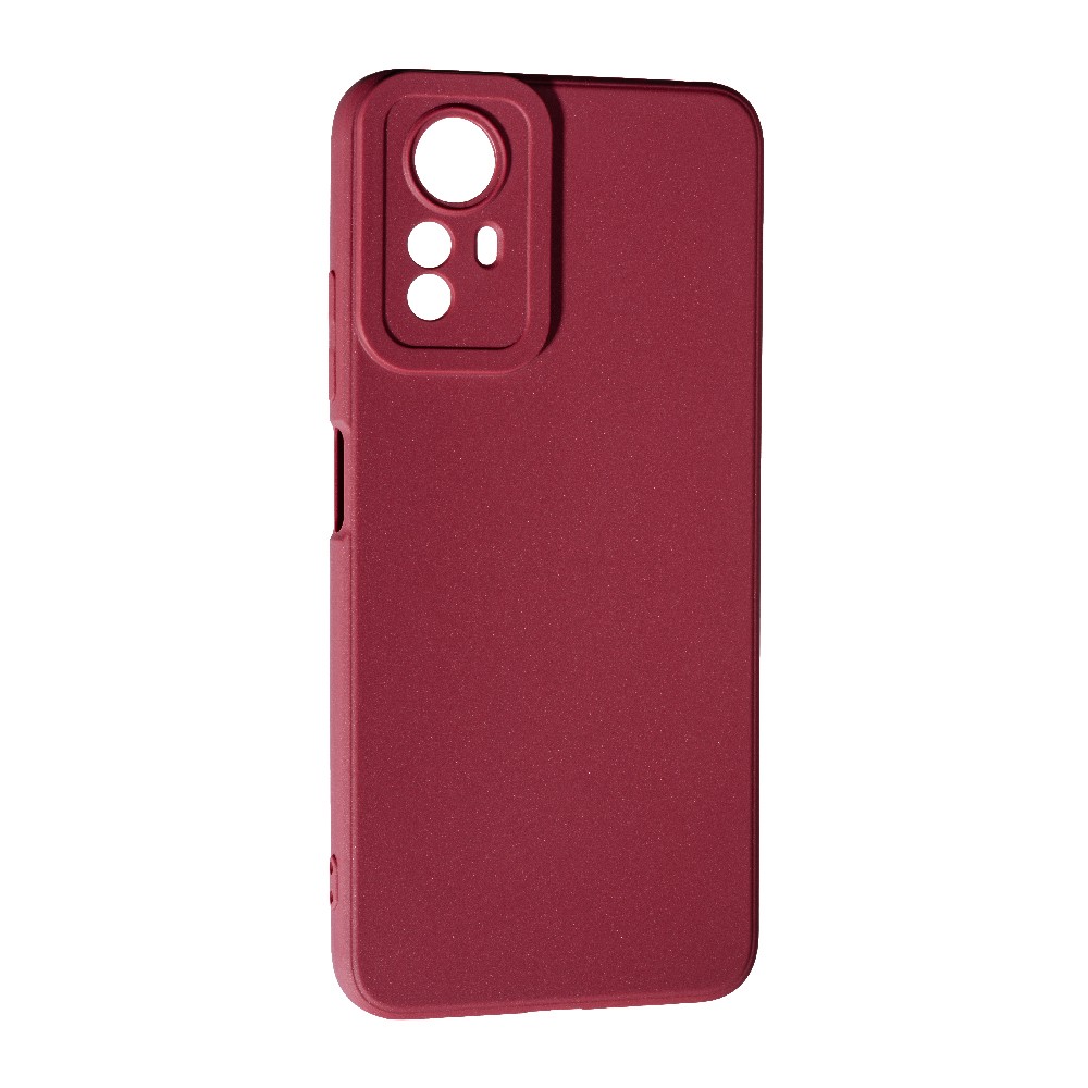 Накладка Silicone SMTT для Xiaomi Note 12s 4G (Marsala)-0