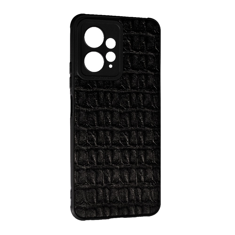 Накладка Leather Case для Xiaomi Note 12 4G Кроко-0