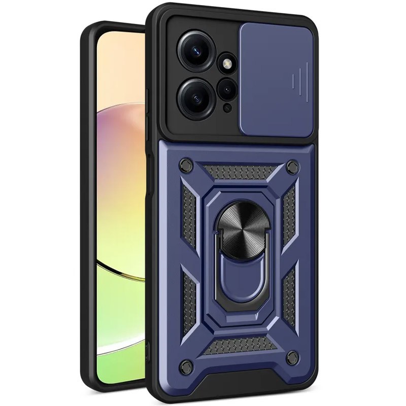 Накладка Camshield Serge Ring для Xiaomi Note 12 4G Синя-0