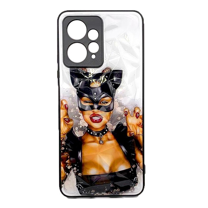 Накладка Ladies для Xiaomi Note 12 4G Жінка-кішка-0