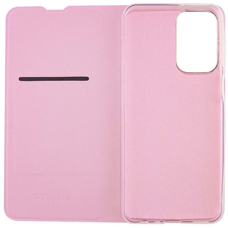 Книжка GETMAN Elegant (PU) для Xiaomi Note 12 4G (Рожева)-2