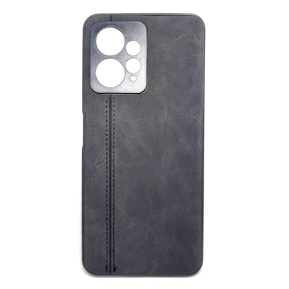 Накладка Leather Case для Xiaomi Redmi Note 12 4G Black-0