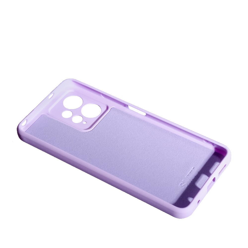 Накладка Silicone case SMTT для Xiaomi Note 12 4G (Purple)-2