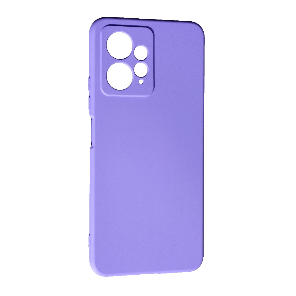 Накладка Silicone case SMTT для Xiaomi Note 12 4G (Purple)-0