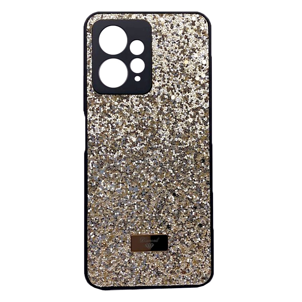 Накладка Bling Grainy Diamond Separate Camera для Xiaomi Redmi Note 12 4G (Золота)-0