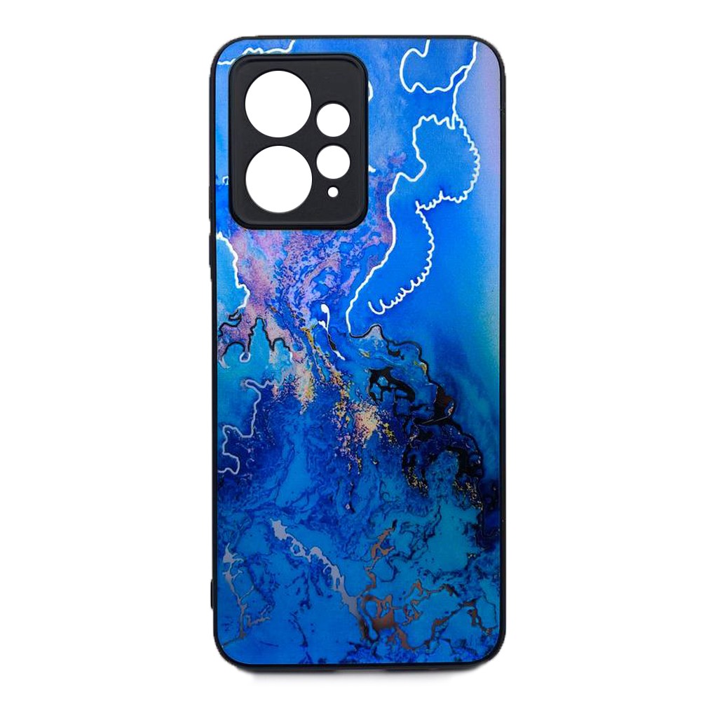 Накладка Marble Ultraviolet для Xiaomi Redmi Note 12 4G Light blue-0