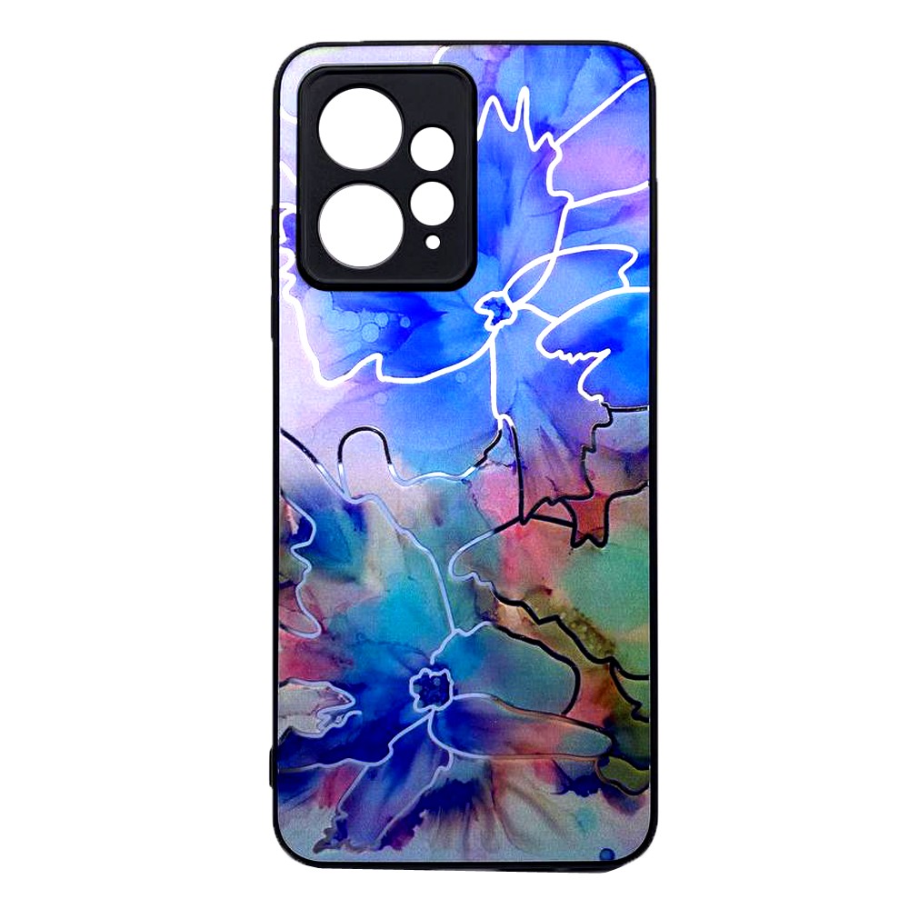 Накладка Marble Ultraviolet для Xiaomi Redmi Note 12 4G green/blue-0