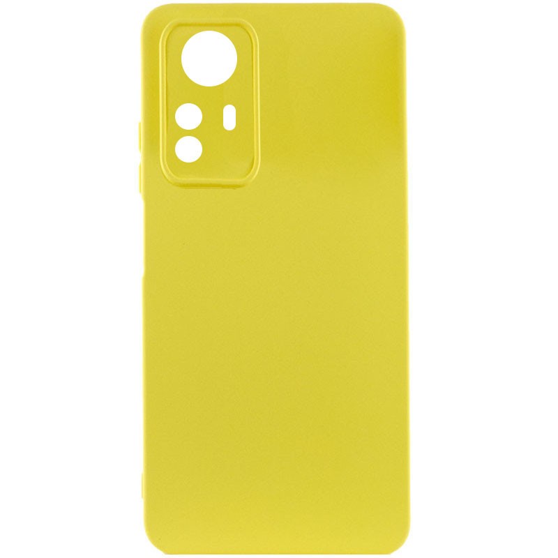 Silicone Case Full Protective No Logo для Xiaomi Note 12s (Yellow)-0