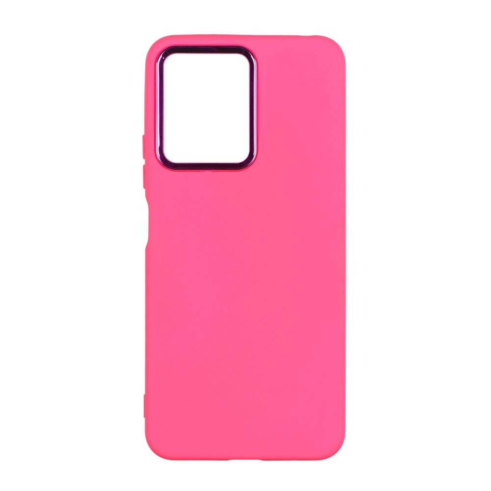 Накладка Lux Matte з мікрофіброю Xiaomi Redmi Note 12 Pro Plus Barbie pink-0