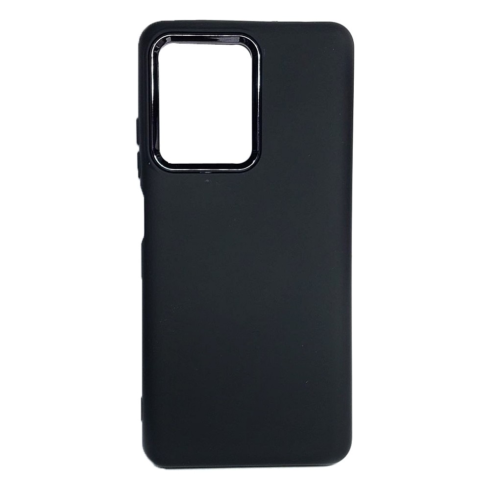 Накладка Lux Matte з мікрофіброю Xiaomi Redmi Note 12 Pro Plus Black-0