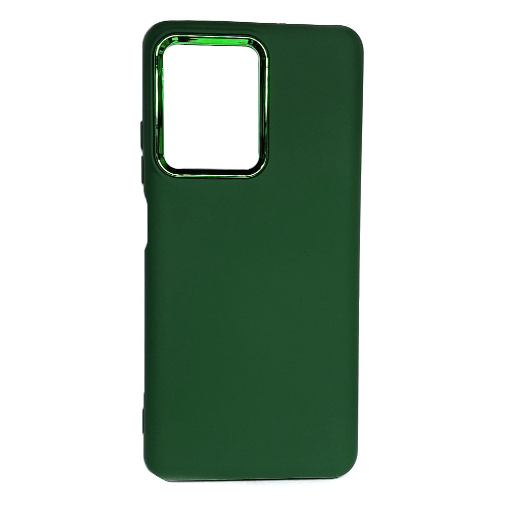 Накладка Lux Matte з мікрофіброю Xiaomi Redmi Note 12 Pro Plus Dark green-0