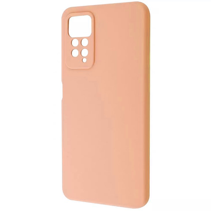 Накладка Color style з мікрофіброю для Xiaomi Redmi Note 12 Pro 4G /Note 11 Pro 4G Peach-0